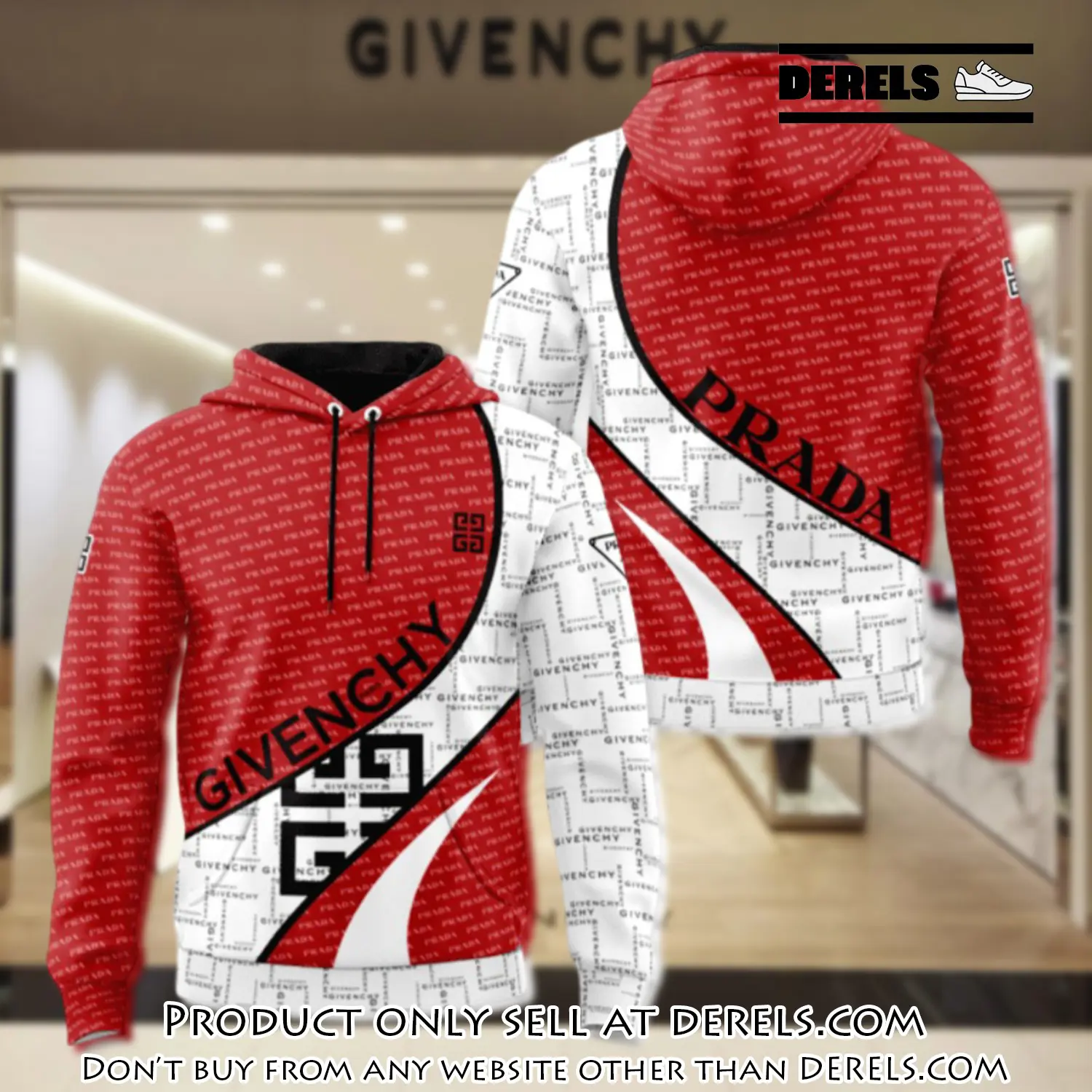 Givenchy prada unisex hoodie luxury brand gifts  jh2288 dr1946116